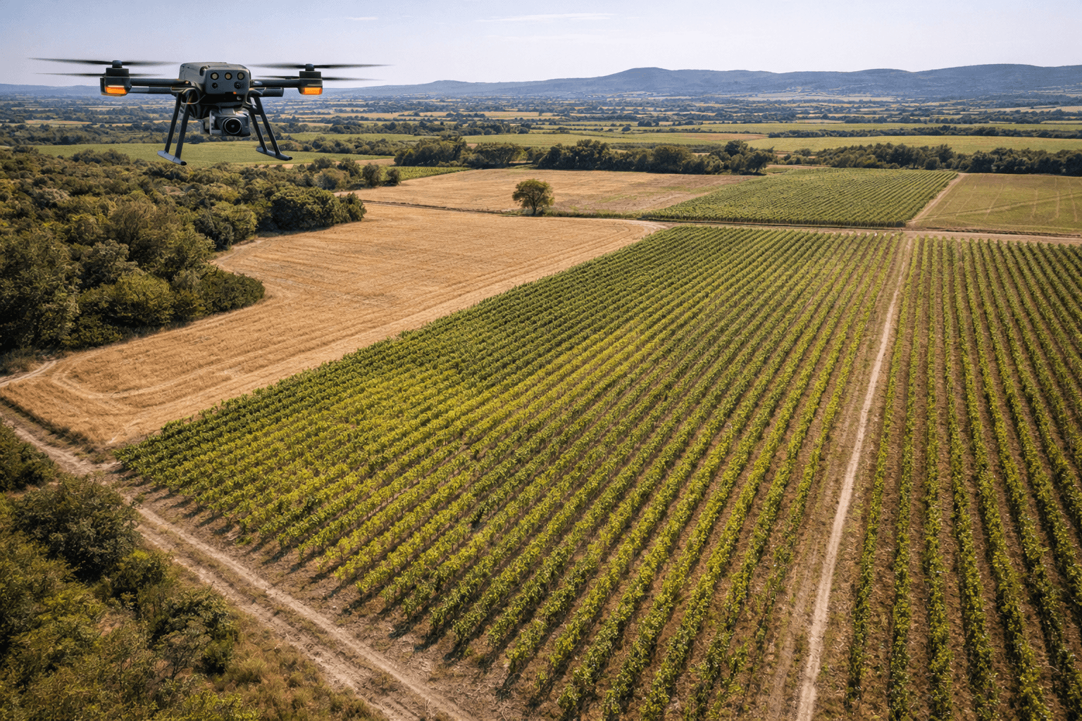 Cartographie et analyse de parcelles par drone en Occitanie