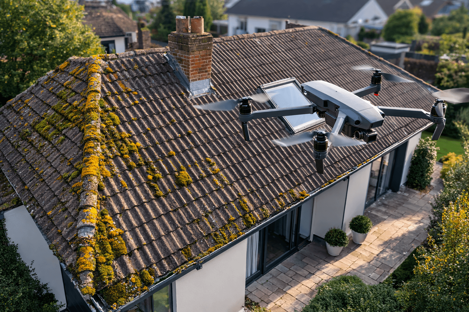 Inspection toitaire par drone avant achat immobilier : ce qu'il faut vérifier