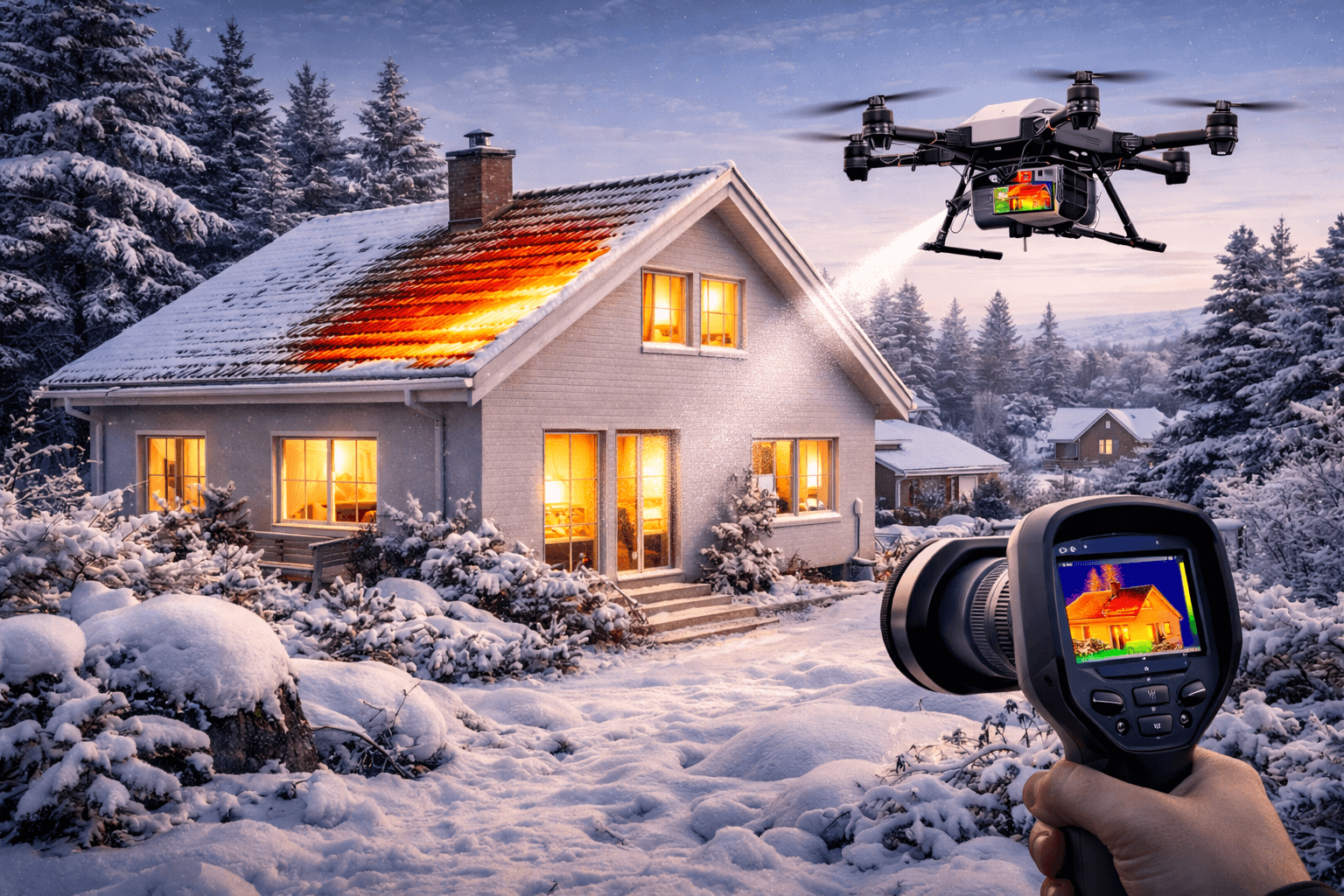 Thermographie par drone vs caméra manuelle : quelles différences ?