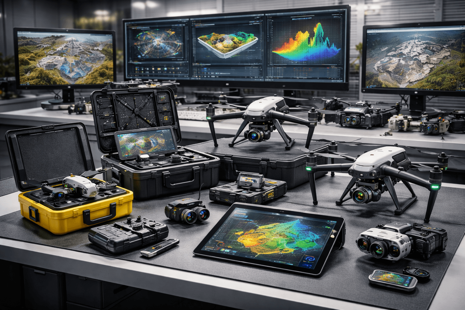 Matériel et technologies utilisés pour les missions drone