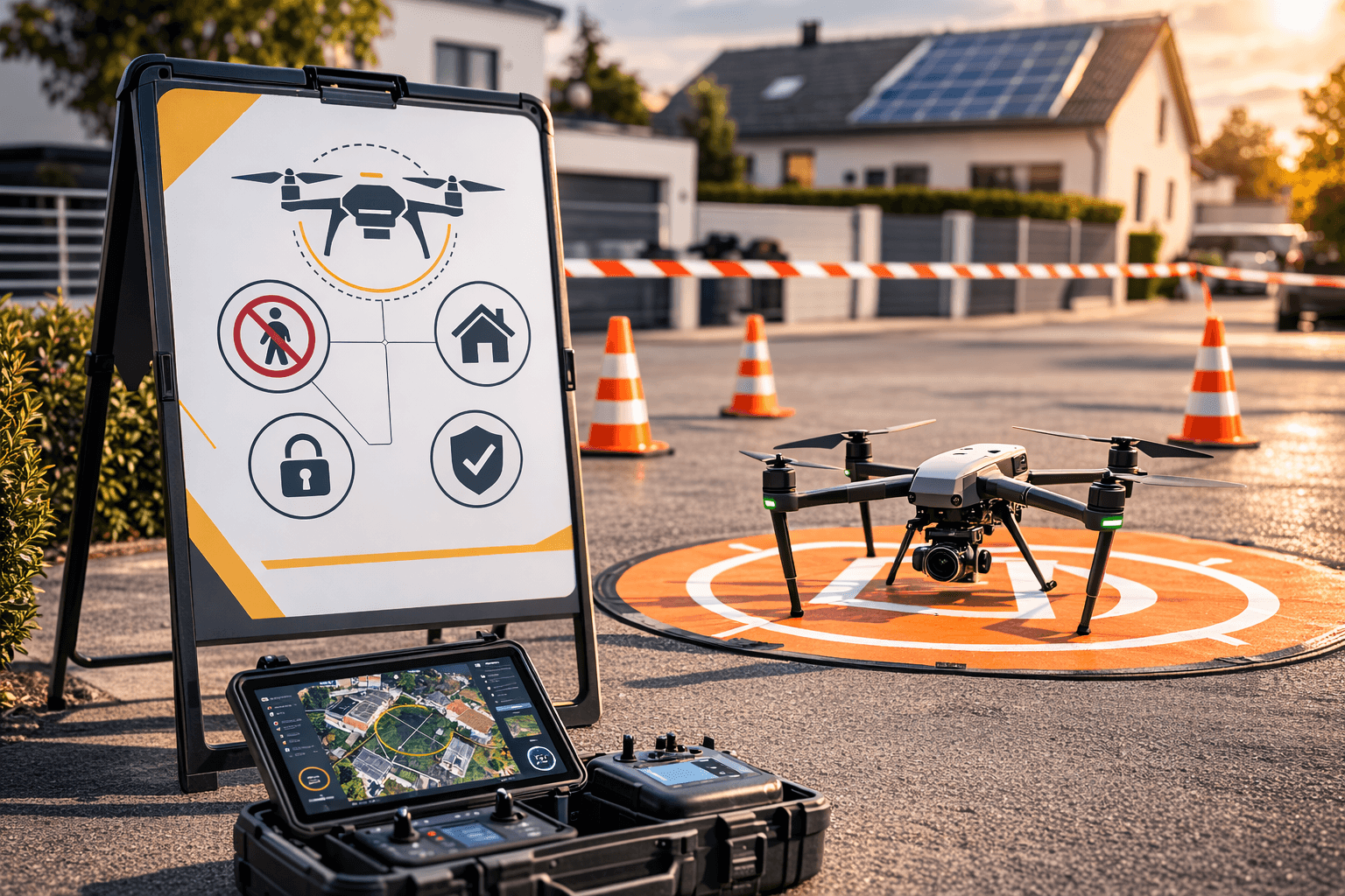 Sécurité des interventions drone en zone habitée