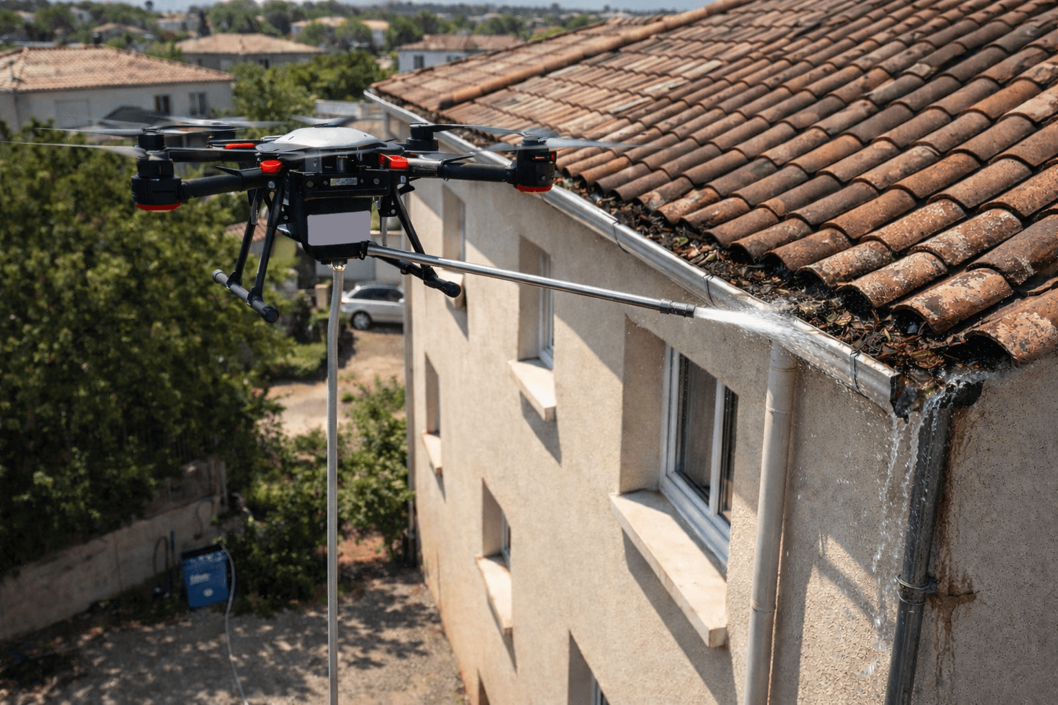 Entretien extérieur d’une maison à Montpellier