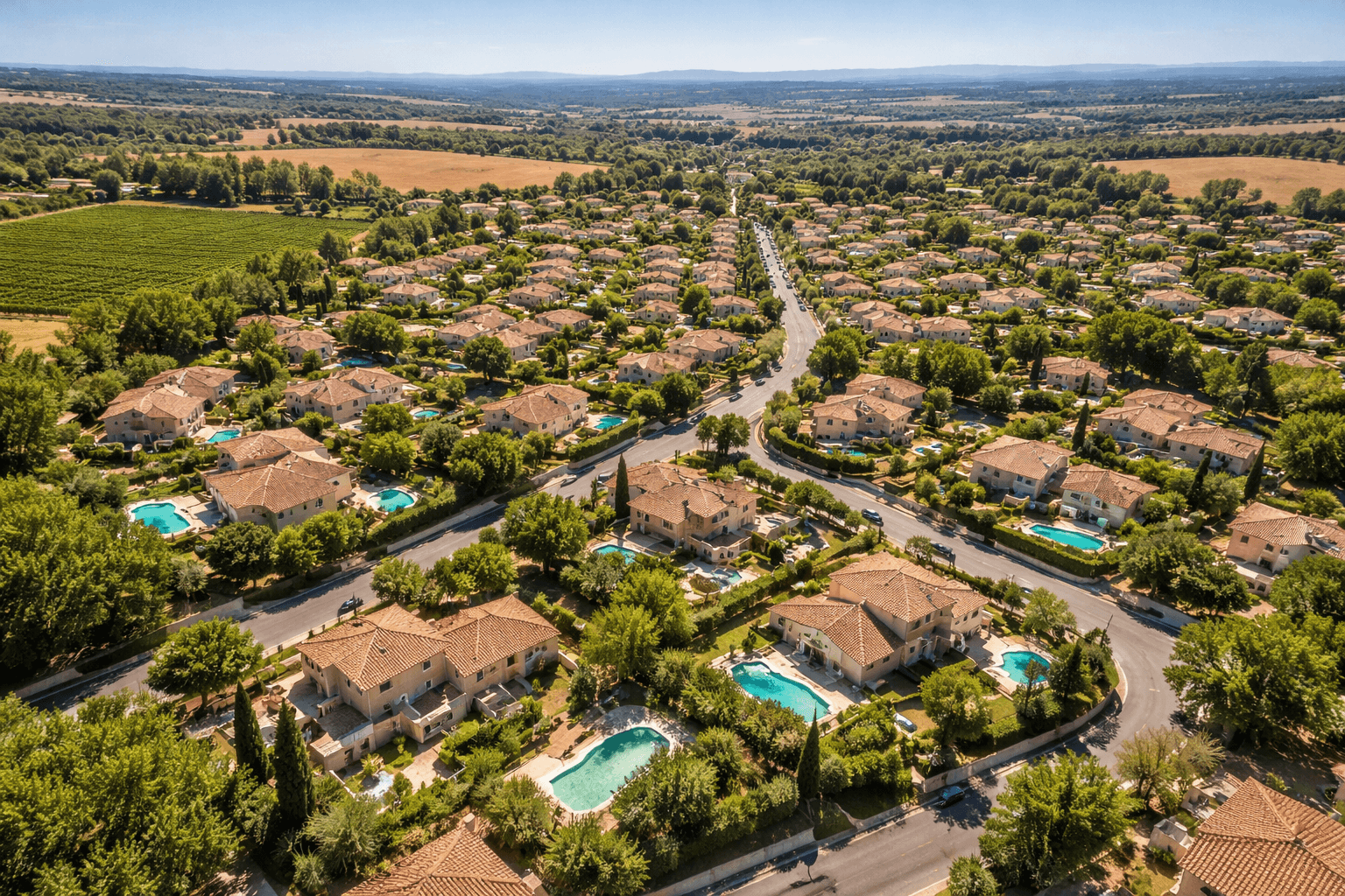 Illustration zone résidentielle